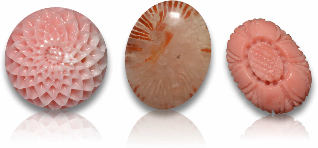Peach Coral Gemstones