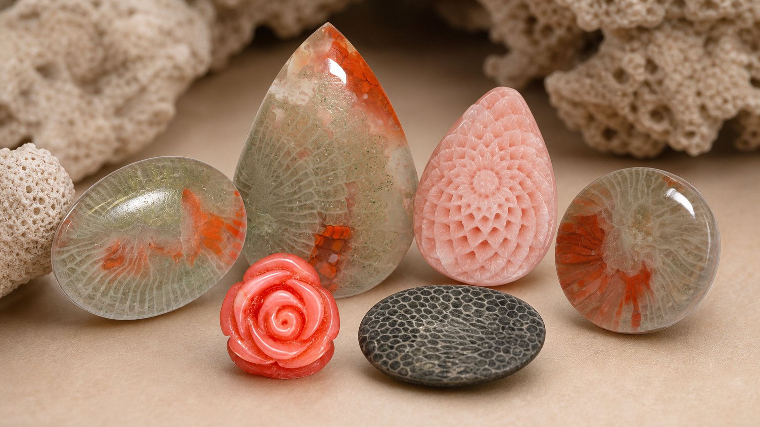 Natural Coral gemstones - buying guide