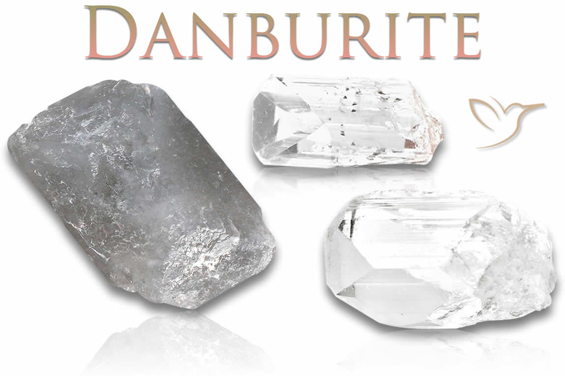 White Danburite Rough Gemstones