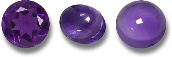 Dark colored amethyst