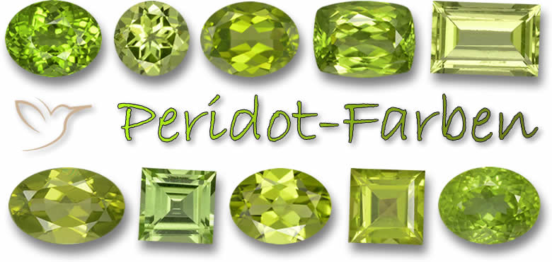 Farben von Peridot