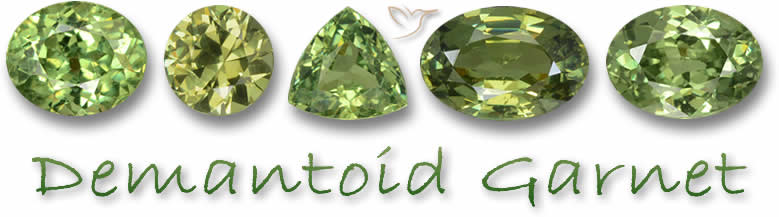 Shop Demantoid Garnet Gemstones