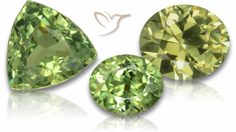 Demantoid Garnet Gems