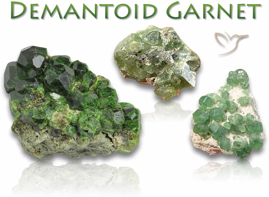 Rough Demantoid Garnet Gemstones