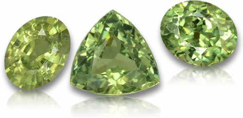 Demantoid-Granat-Edelsteine