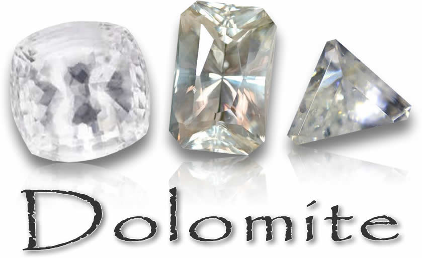 Pierres précieuses de dolomite naturelle