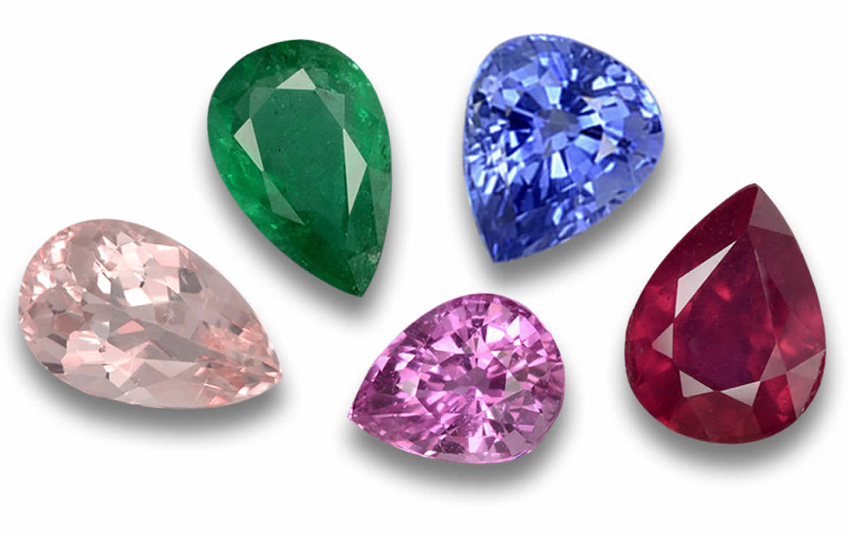Natural loose drop stones for pendant designs