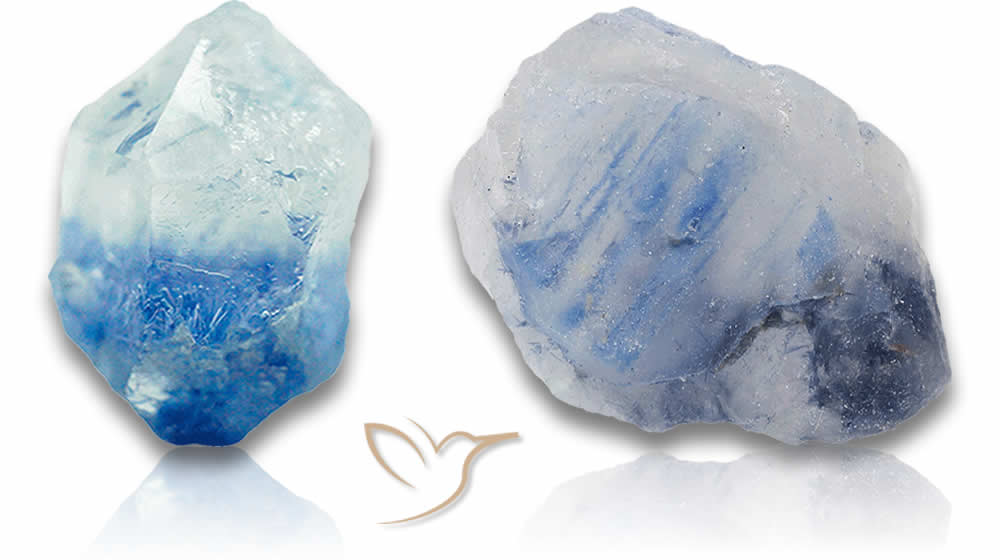 Dumortierite Quartz: Rough Stone