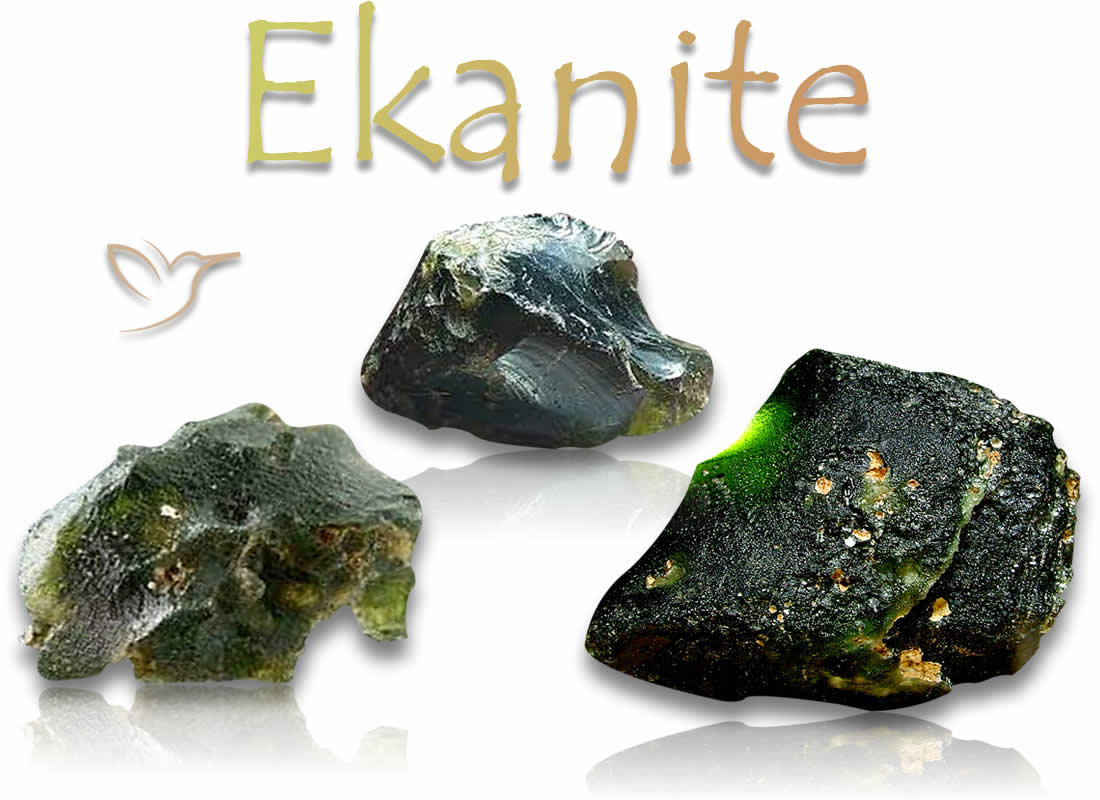 Rough Ekanite Gemstones