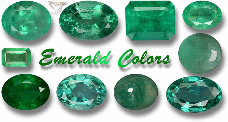 Emerald Stone Color Chart