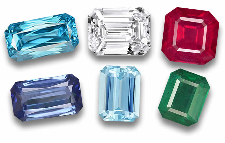 Emerald Cut Gemstones for Engagement Rings – Sapphire, Ruby, Emerald, Morganite, Tourmaline, Spinel and More