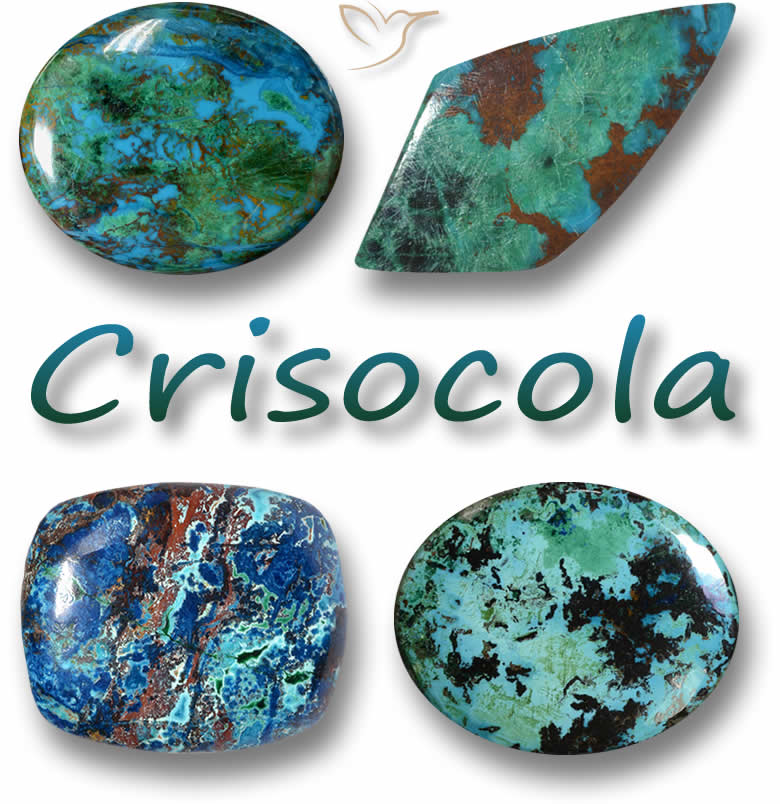 Piedras preciosas de crisocola