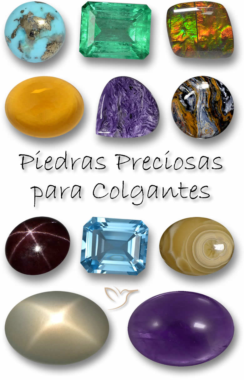 Las mejores piedras preciosas color para colgantes - Elegimos nuestras mejores