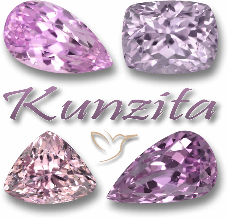Piedras preciosas de kunzita