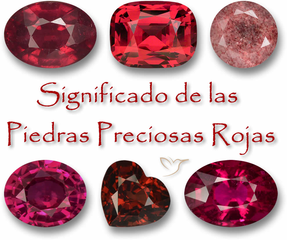 Significado y poder simbólico de las piedras preciosas rojas