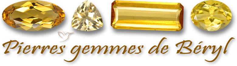 Pierres gemmes de béryl