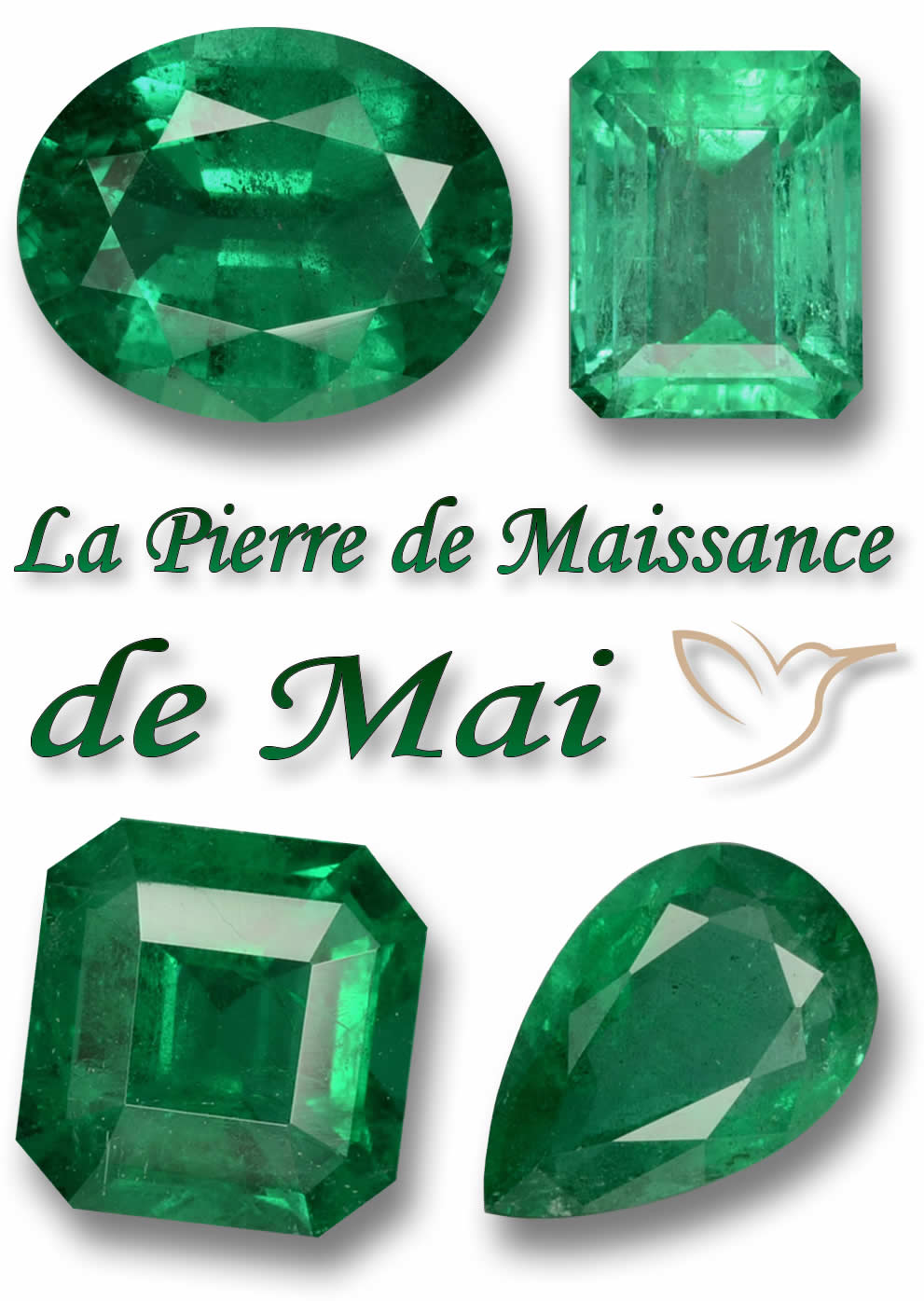 Pierres de naissance de mai sur GemSelect