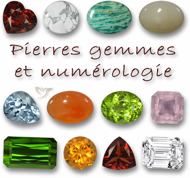 Pierres gemmes et numérologie