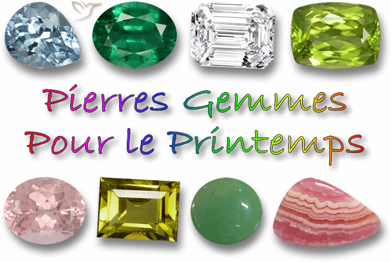 Pierres gemmes pour le printemps