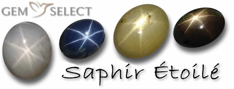 Saphir étoilé sur GemSelect