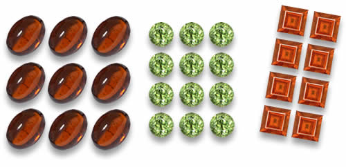 Natural Garnet Lots for Jewelry and Collecting