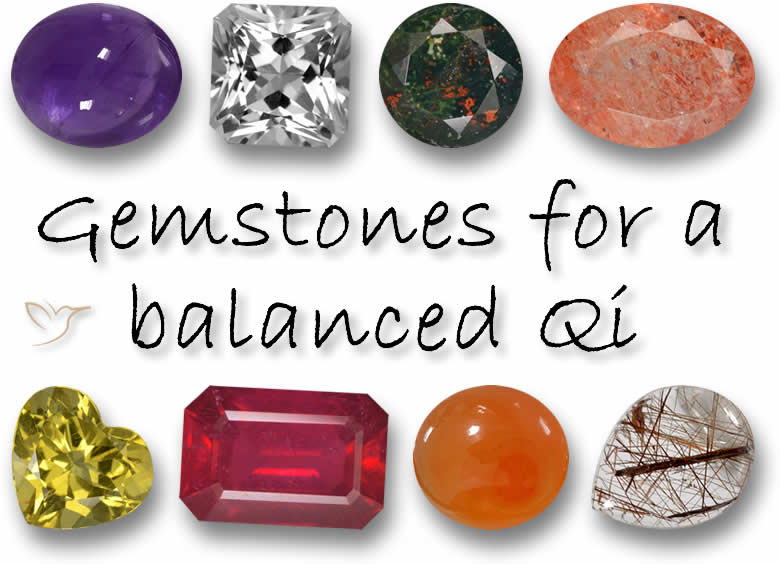 Gemstones for a balanced Qi