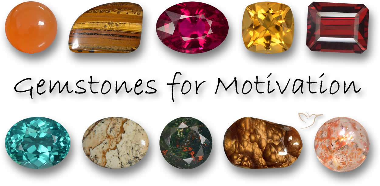A Gemstone Novelty Gift A MILESTONE to help achieve your life's ambition 