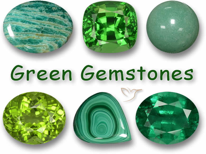 Green Gemstones occuring in Dreams