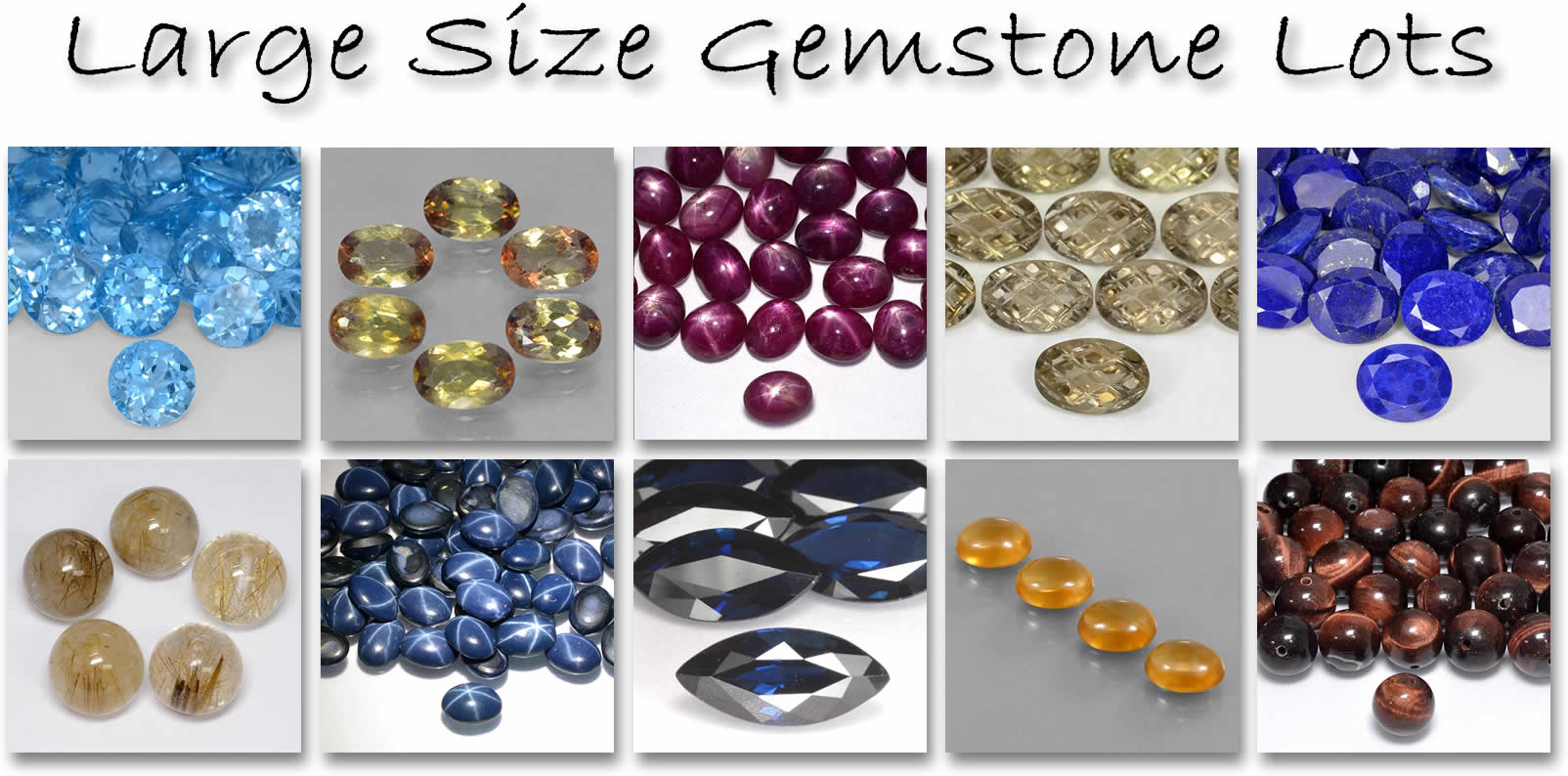 Large Size Gemstone Lots