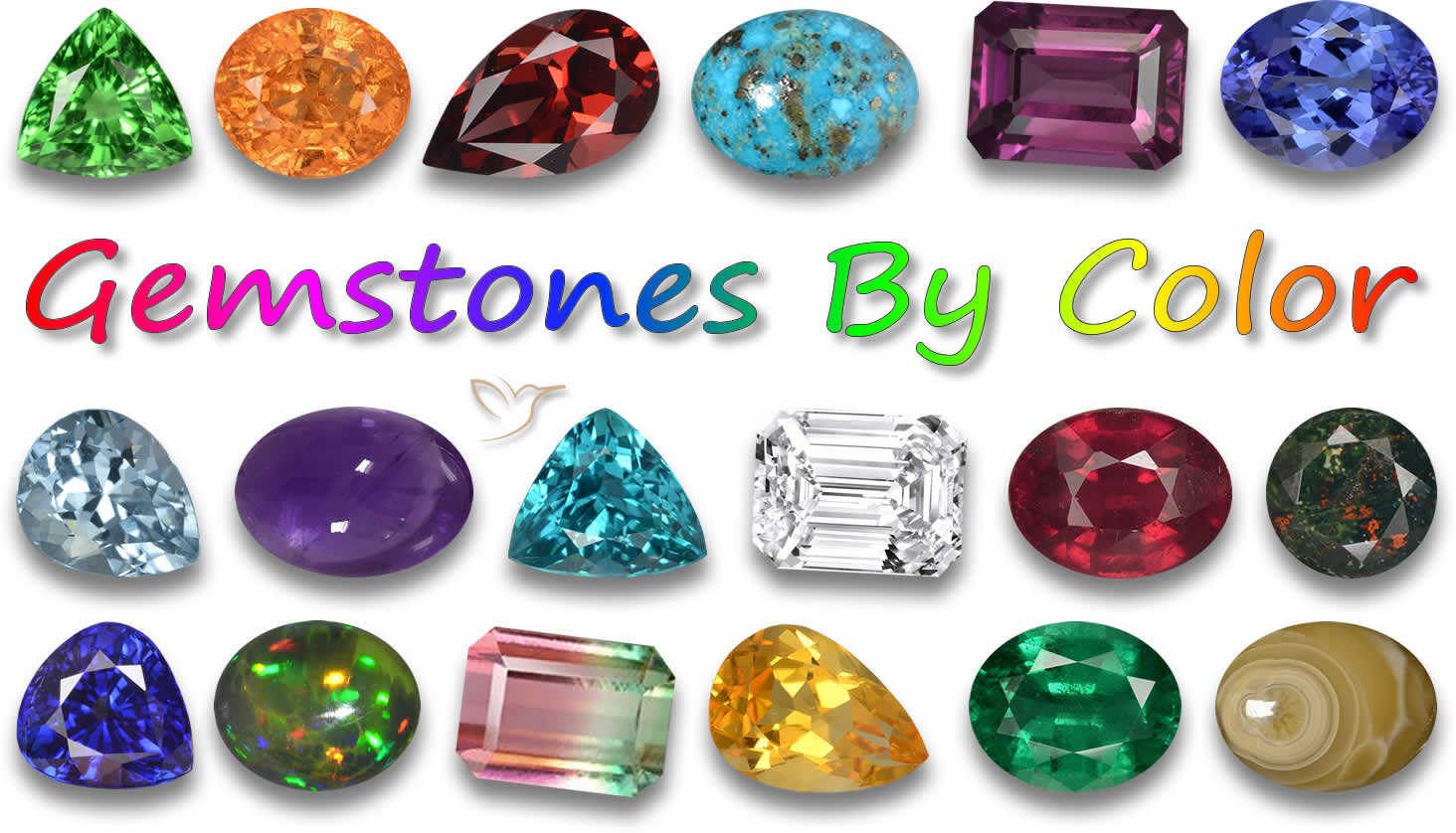 Collection of loose gemstones, Life is Beautiful: London