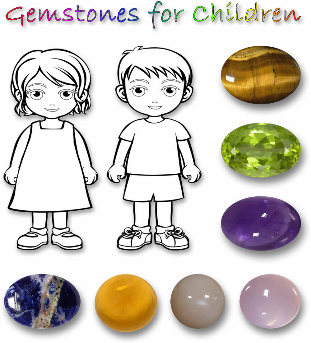 8 grandes pierres précieuses pour les enfants - Il n'est jamai