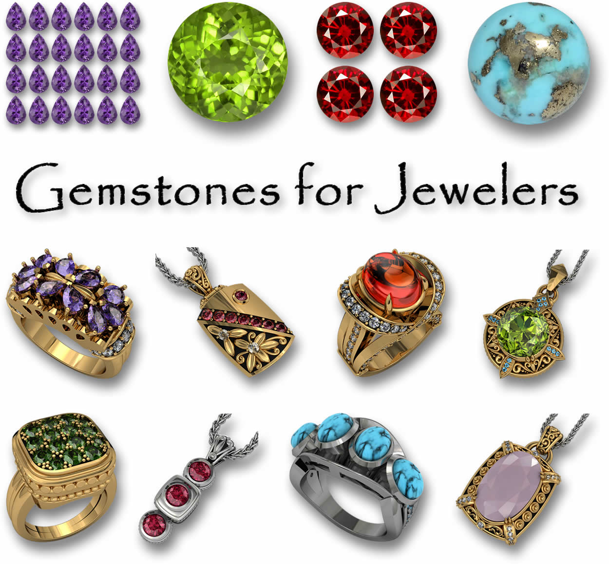 Gems for Jewelry items