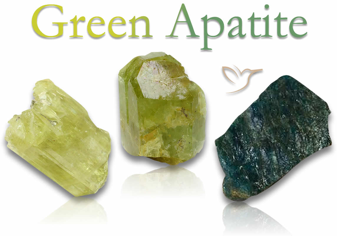 Rough Green Apatite Gemstones