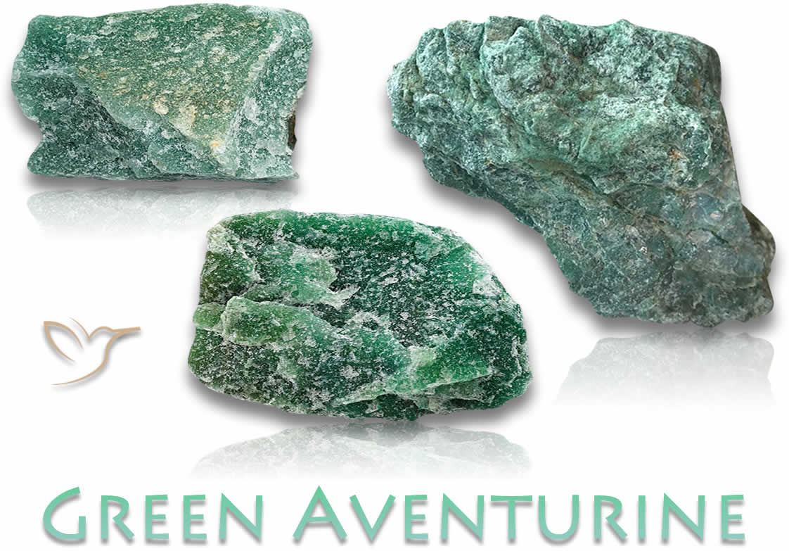 Rough Green Aventurine Gemstones