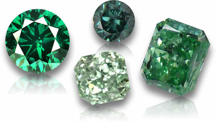 Green Diamonds for sale