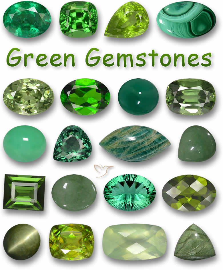 Green Gemstones: List Of 31 Green Gems And Their Meanings Gem Rock ...