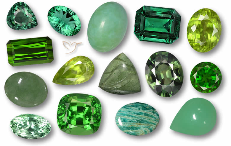 Piedras preciosas verdes en venta  Comprar Piedras Verdes para Jo