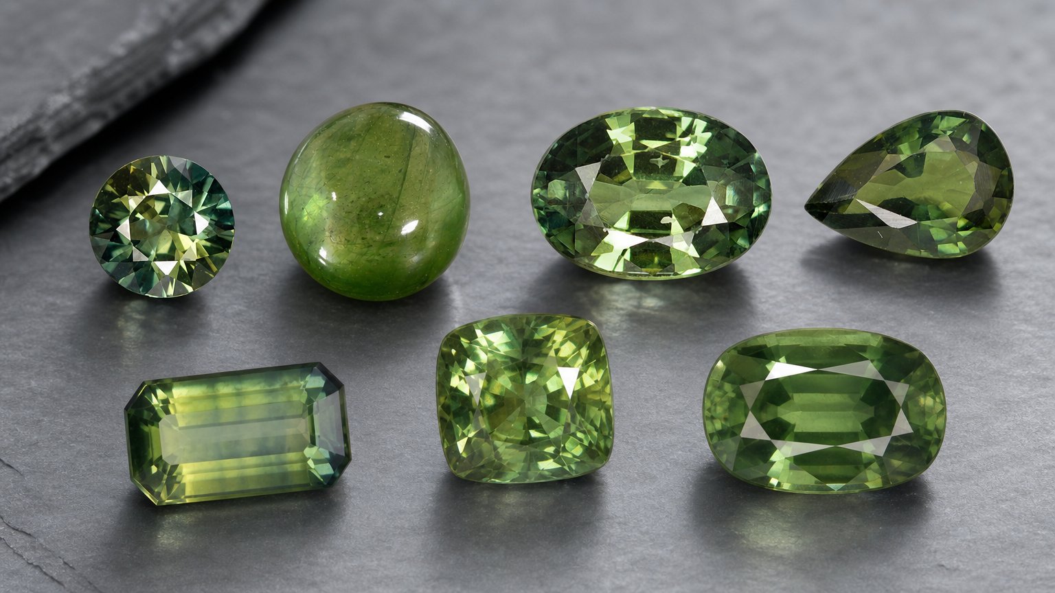 Natural Green Sapphire gemstones - buying guide