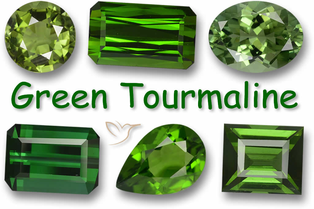 Green Tourmaline - Certified Loose Gemstones from GemSelect