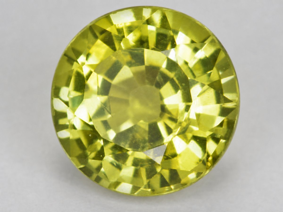 Close-up view of natural Grossularite Garnet gemstones