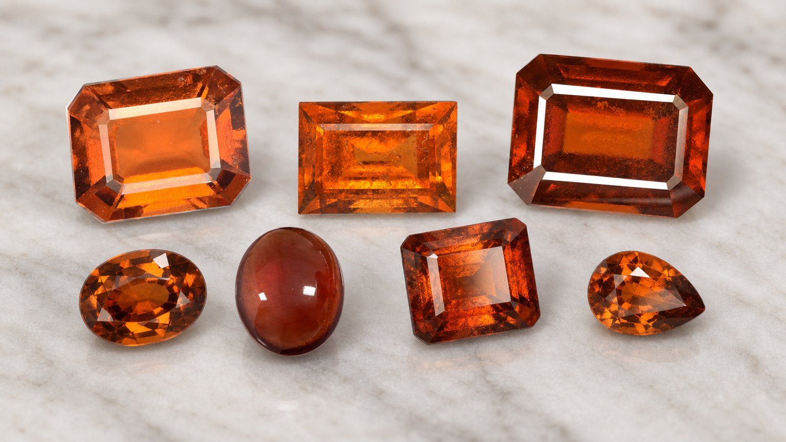 Gemas de granate hessonita natural: guía de compra
