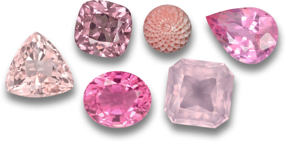 Hot pink gemstones for sale