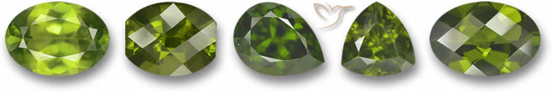 Idocrase gemstones