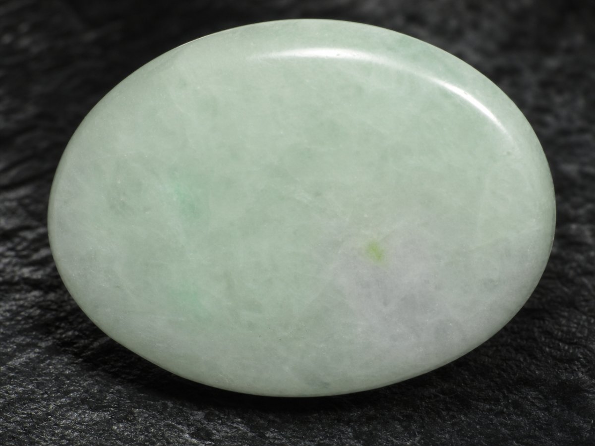 Close-up view of natural Jadeite gemstones