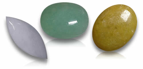 Piedras preciosas de jadeíta