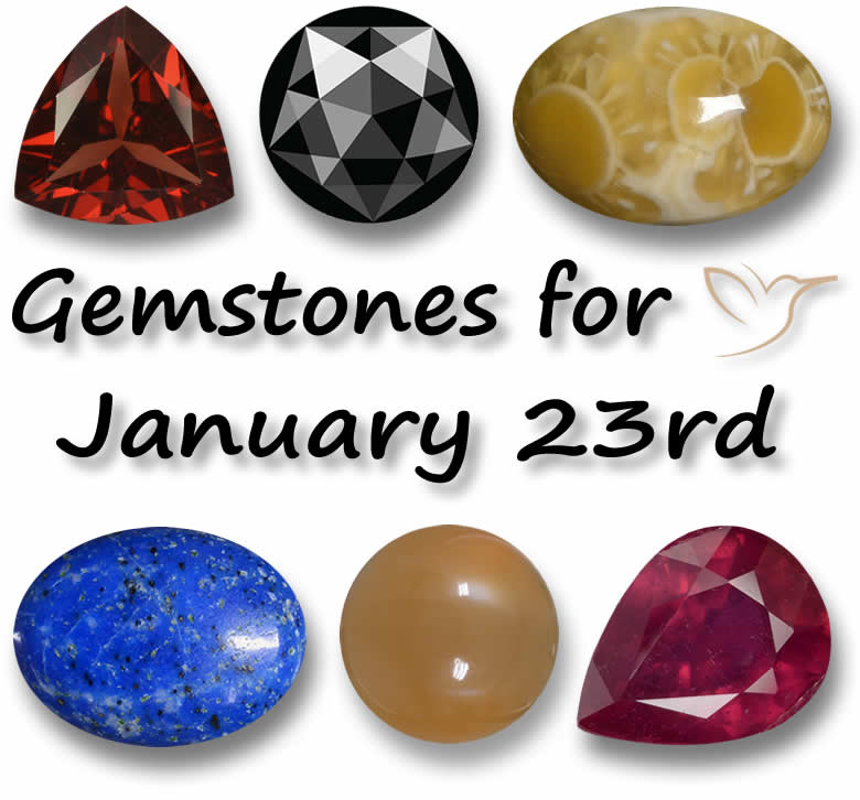 What is the gemstone for January 23rd? Find out here