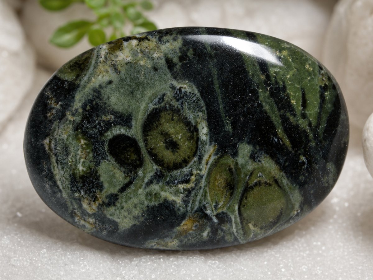 Close-up view of natural Jasper gemstones