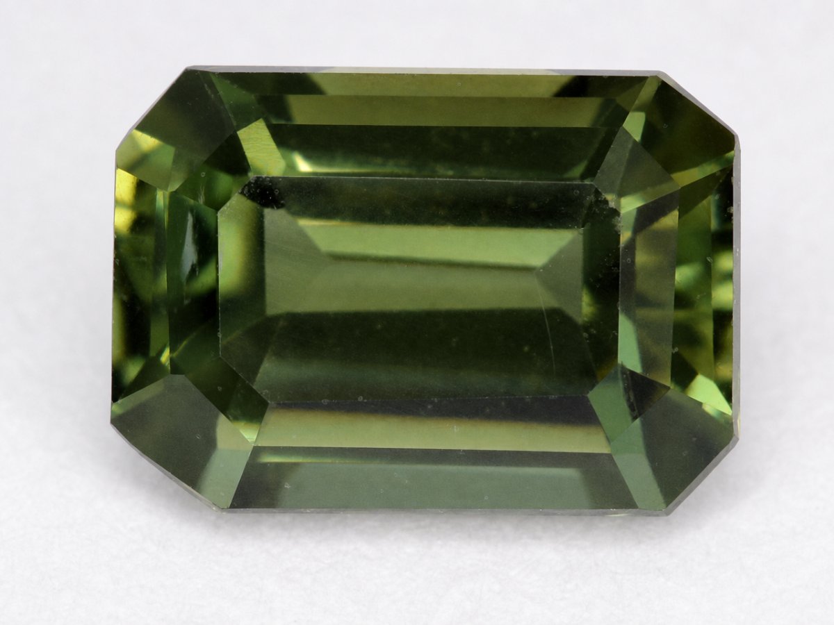 Close-up view of natural Kornerupine gemstones