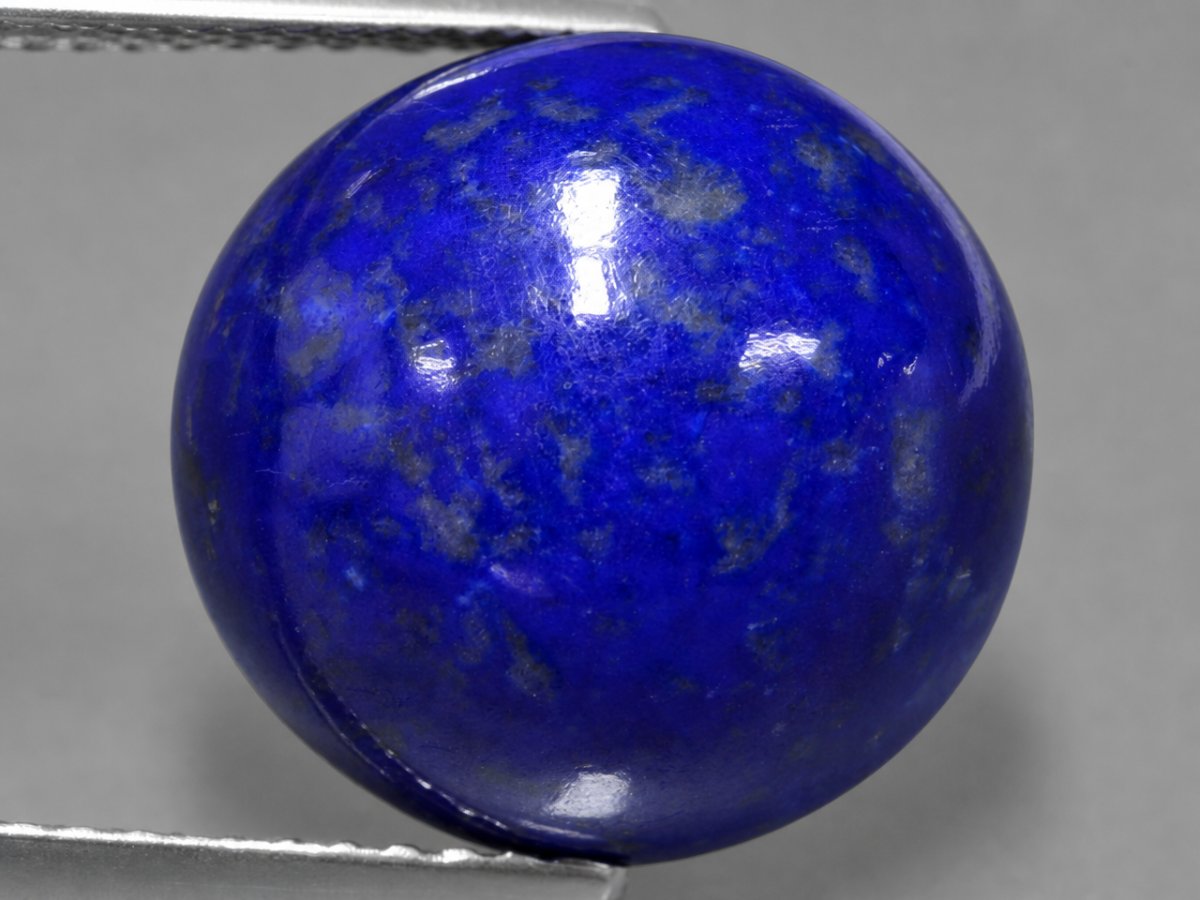 Close-up view of natural Lapis Lazuli gemstones