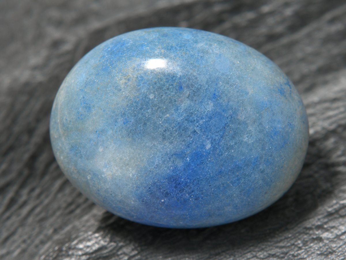 Close-up view of natural Lazulite gemstones